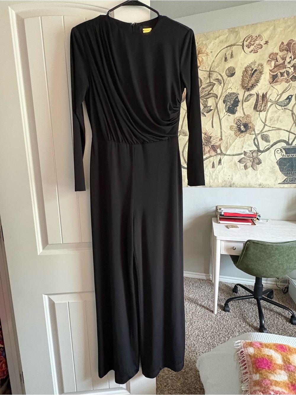 Alexia Admor Black Long-Sleeve Jumpsuit